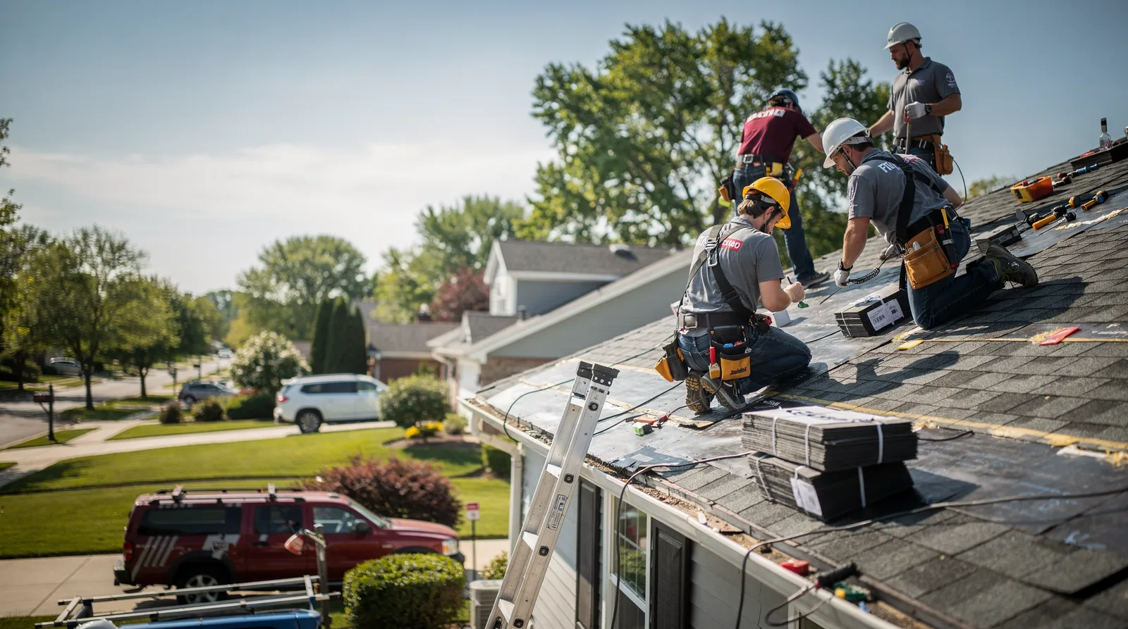 Roof Repair in Camp Point, IL around you